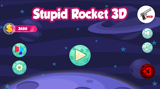Android application Stupid Rocket 3D screenshort