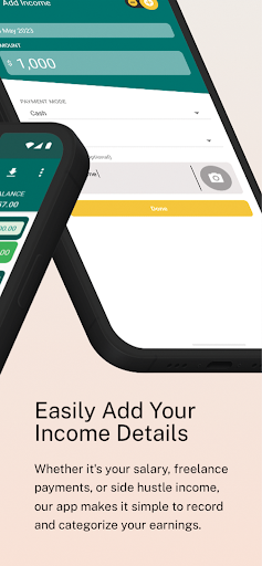 Income Book - Expenses Tracker Screen 2
