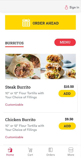 Monarca Taqueria Screen 3