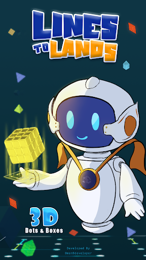 Android application Lines To Lands:3D Dots & Boxes screenshort