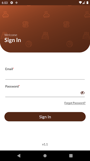 Eatance Cakeshop Driver Screen 2