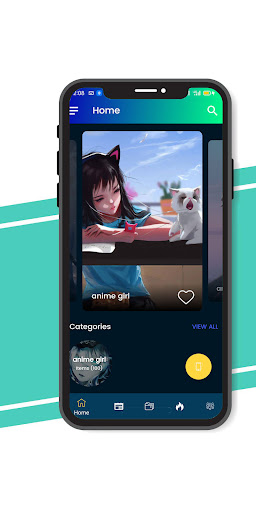 Android application Anime Girl wallpaper screenshort