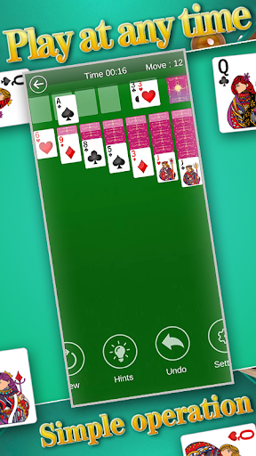 Single Solitaire Game Screen 2