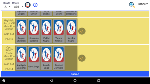 Transport App Protego Screen 2
