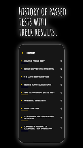 Psychological tests. - Lifestyle - apps