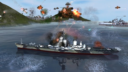 WARSHIP BATTLE 3D World War II v3.4.8 Mod Apk (Unlimited Money) Free For Android 3