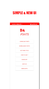 DA FONT'S 30.0.0 APK + Mod (Remove ads) for Android