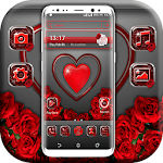 Cover Image of Baixar Red Heart Valentine Launcher  APK