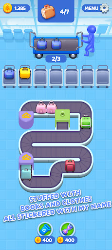 Luggage Sort Screen 3
