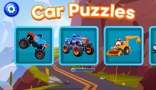 Android application Toddlers Car Puzzles screenshort