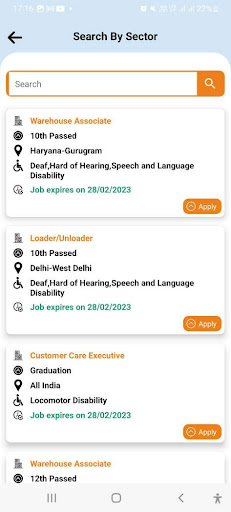 PwDNaukri Screen 3