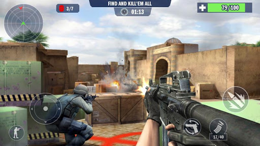 Policier spécial antiterroriste Counter Terrorist APK MOD – ressources Illimitées (Astuce) screenshots hack proof 1