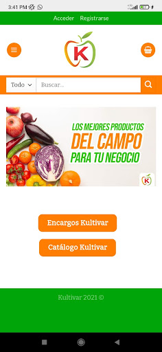 Android application Kultivar: Corabastos screenshort