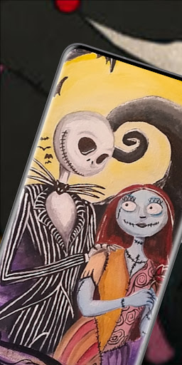 Jack and Sally Wallpaper HD 4K