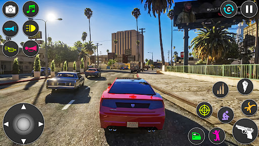 Open World City Mafia Car Game screenshot 9