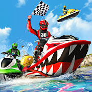Water Jet Ski Boat Racing 3D  for PC Windows and Mac