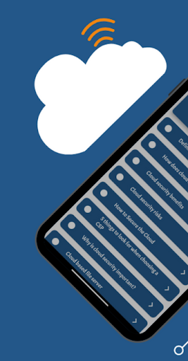 Android application Cloud Computing Security screenshort
