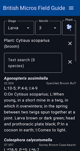 Micro Moths of GB&I screenshot 1