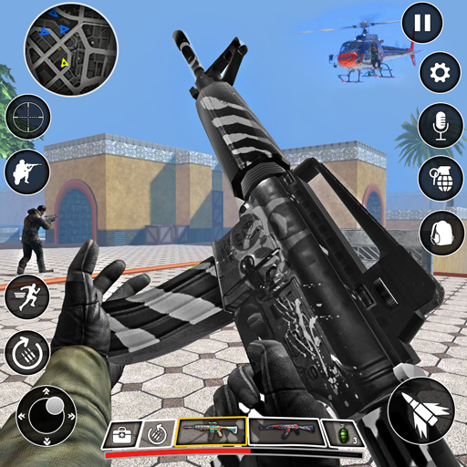 Jogos de arma de ataque de comando Fps versão móvel andróide iOS