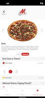 screenshot of Monster Pizza Ordering App