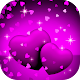 Purple Love Heart Live hd Wallpaper Download on Windows