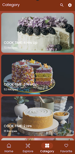 CakeBakers Hub Recipes Screen 2