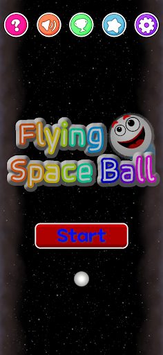 Android application Flying Space Ball screenshort