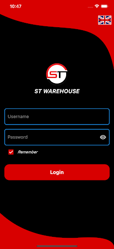 Android application ST-WAREHOUSE screenshort