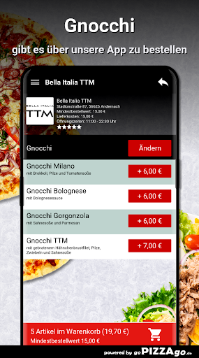 Bella Italia TTM Andernach