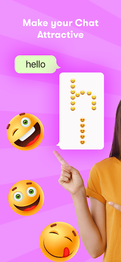 Android application Emoji Letter Maker :Emoji Chat screenshort