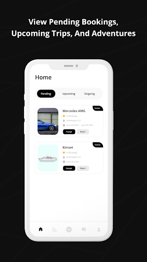 Android application Carly Rental - Vehicle Sharing screenshort