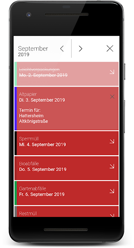 Abfallapp Hattersheim am Main Screen 2
