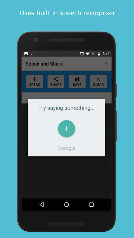 Speak and Share Screen 3