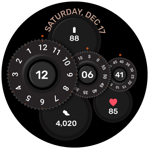 Photo SLR Digital Watch Face Screen 3