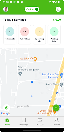 Android application ProSP Provider screenshort