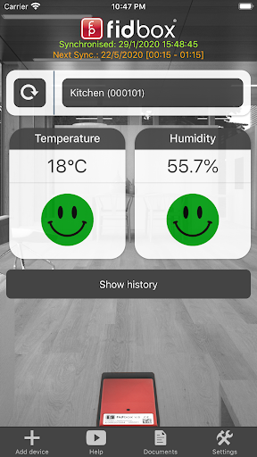 Android application Fidbox screenshort