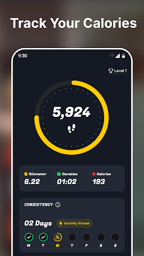 Step Counter Calories Burner