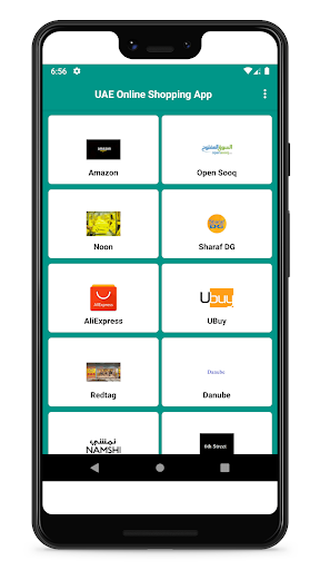 Android application UAE Online Shopping App screenshort