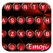 Spheres Red Emoji Keyboard