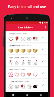 Love Stickers for Whatsapp - WAStickerApps 1.0.3 APK screenshots 9