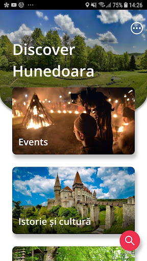Android application Discover Hunedoara screenshort