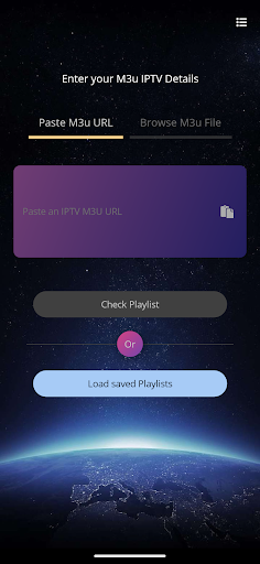 Android application Planet IPTV Player screenshort