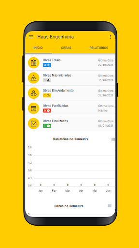 Android application Haus Engenharia screenshort