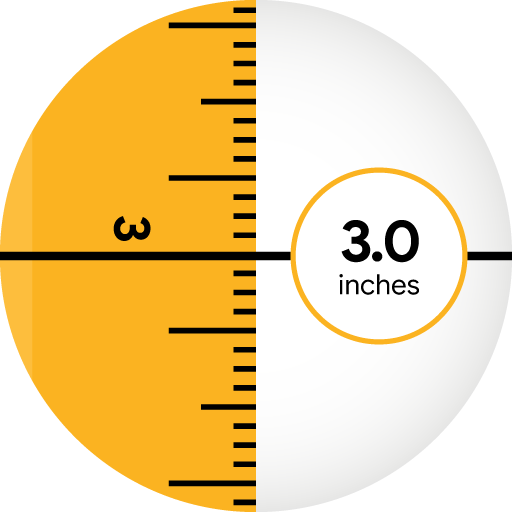 Pocket Ruler - Measure in inches or centimeters - Google Play дүкеніндегі қ...