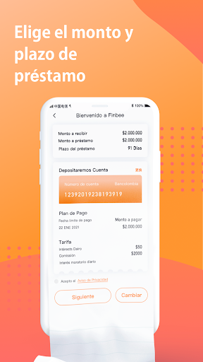FINBEE-Préstamos de crédito Screen 3