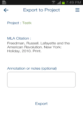 NoodleTools Companion Screenshot 4 - AppWisp.com