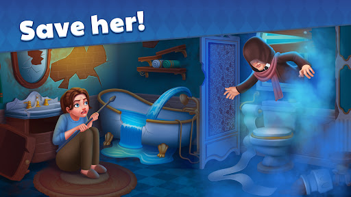 Screenshot of Mansion Mystery : Match 3 Game