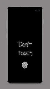 Don’t touch my phone Wallpaper