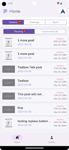 Android application Alsys Connect screenshort