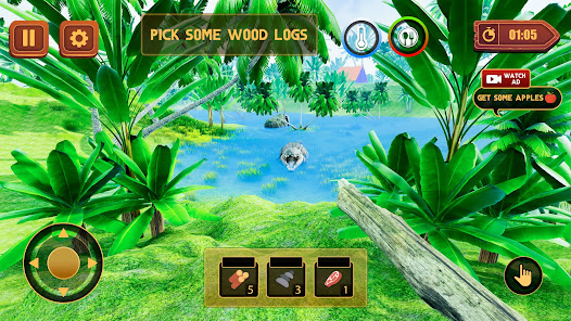 Captura de Pantalla 10 Forest Camping Survival Sim 3D android